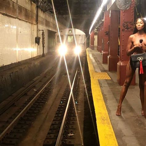 naomi nude model|Naomi Campbell Poses Nude, Goes Barefoot in the NYC Subway .